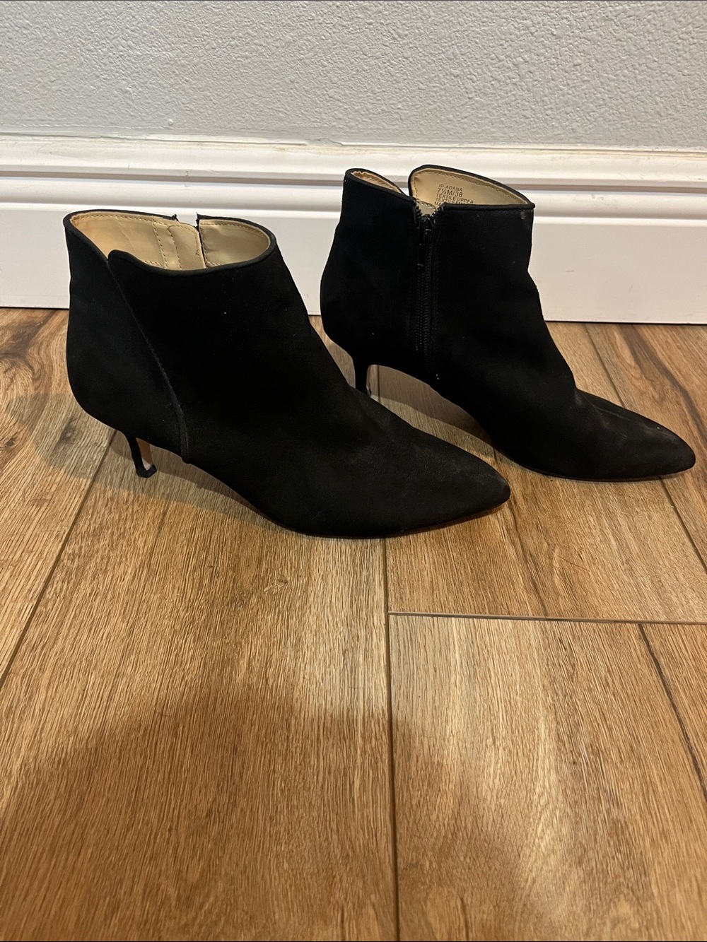 Black Suede Pointed-Toe Ankle Boots - Women-Jessica Simpson